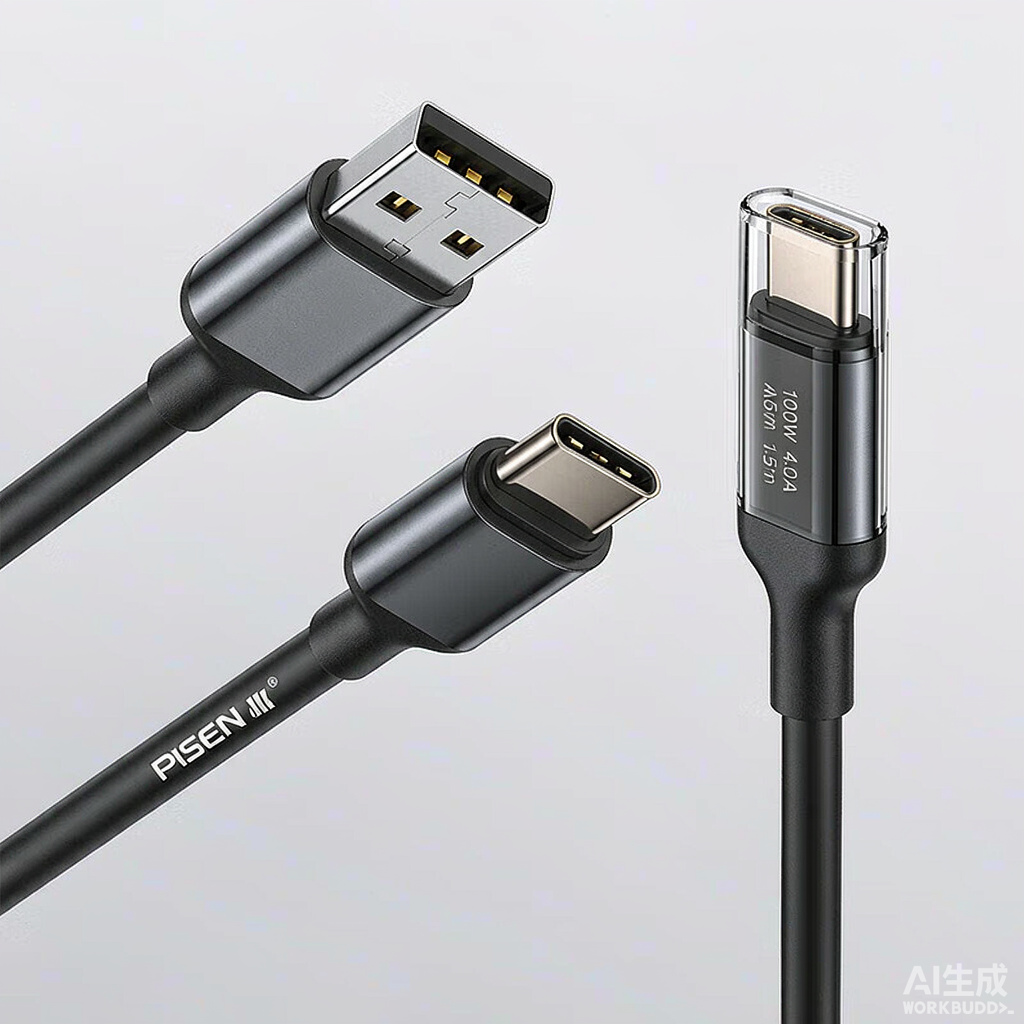品胜 Type-C数据线 100W 1.5m