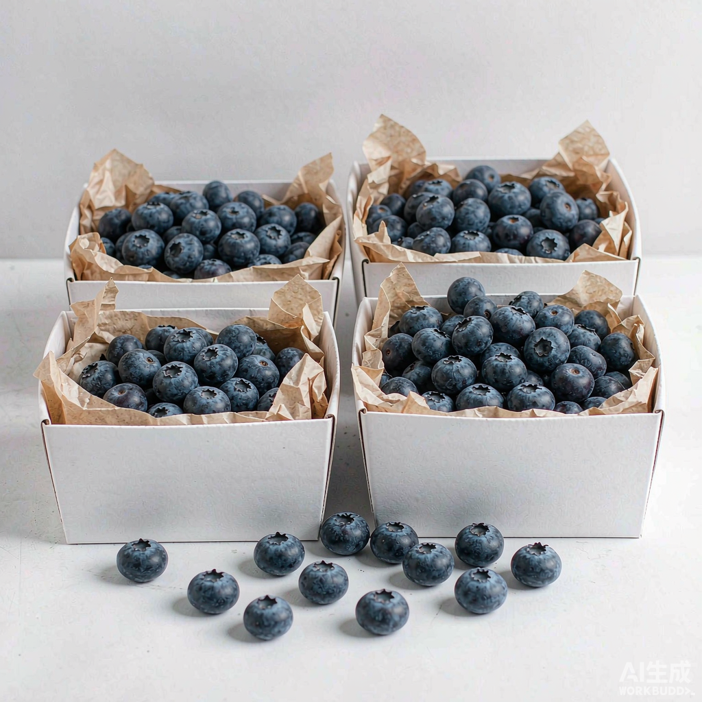 云南 蓝莓 125g&times;4盒 鲜果